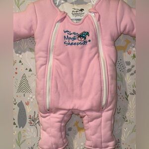 Baby Merlin's Magic Sleepsuit Pink Pajamas Sleep Sack